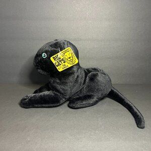 NWT Goffa Big Cats Rule the Jungle Black Panther Plush Stuffed Animal Toy 6 x 9"